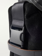 Master-Piece - Leather and Suede-Trimmed CORDURA® Backpack