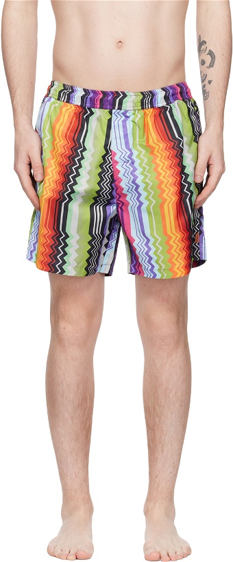 Photo: Missoni Multicolor Printed Swim Shorts