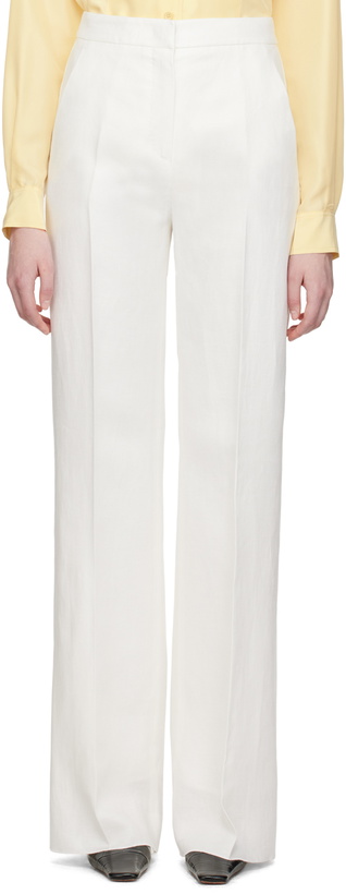 Photo: Max Mara White Brusson Trousers