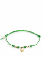DODO 9kt Clover Charm Sliding Bracelet