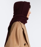 Yves Salomon Ribbed-knit wool and cashmere hood