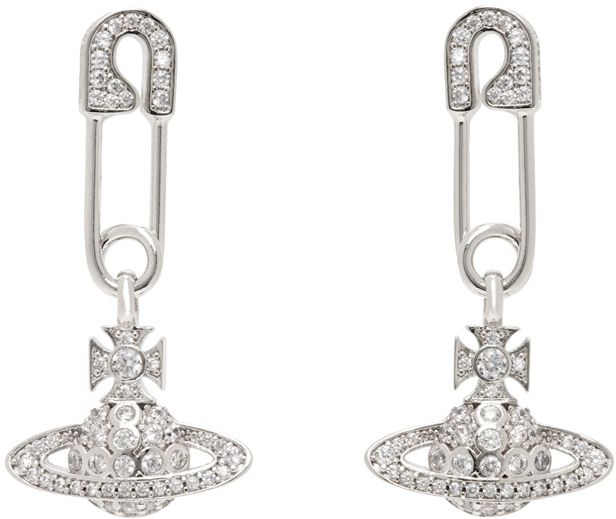 Vivienne Westwood Silver Lucrece Earrings Vivienne Westwood Vivienne Westwood Silver Lucrece Earrings Vivienne Westwood