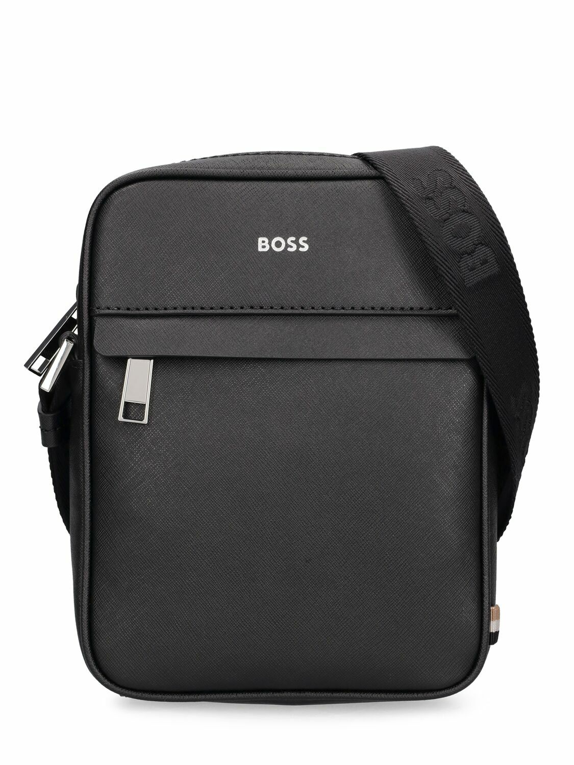 BOSS - Zair Zip Leather Crossbody Bag BOSS