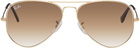 Ray-Ban Gold Aviator Classic Sunglasses