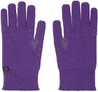 Charlie Constantinou SSENSE Exclusive Purple Graphic Gloves
