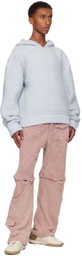 Isa Boulder SSENSE Exclusive Blue Michelin Stripe Hoodie