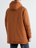 Stone Island - STONE ISLAND GHOST Garment-Dyed Shell Down Parka - Orange