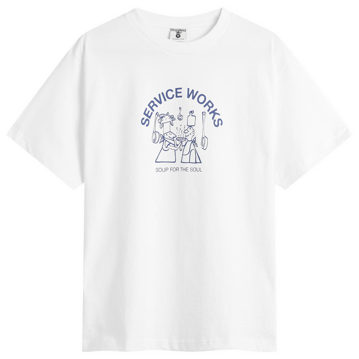 Service Works Men's Soup For The Soul T-Shirt in White