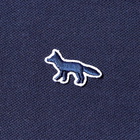 Maison Kitsuné Men's Fox Patch Classic Polo Shirt in Navy