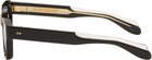 Cutler and Gross Black 1432 Square Polarised Sunglasses