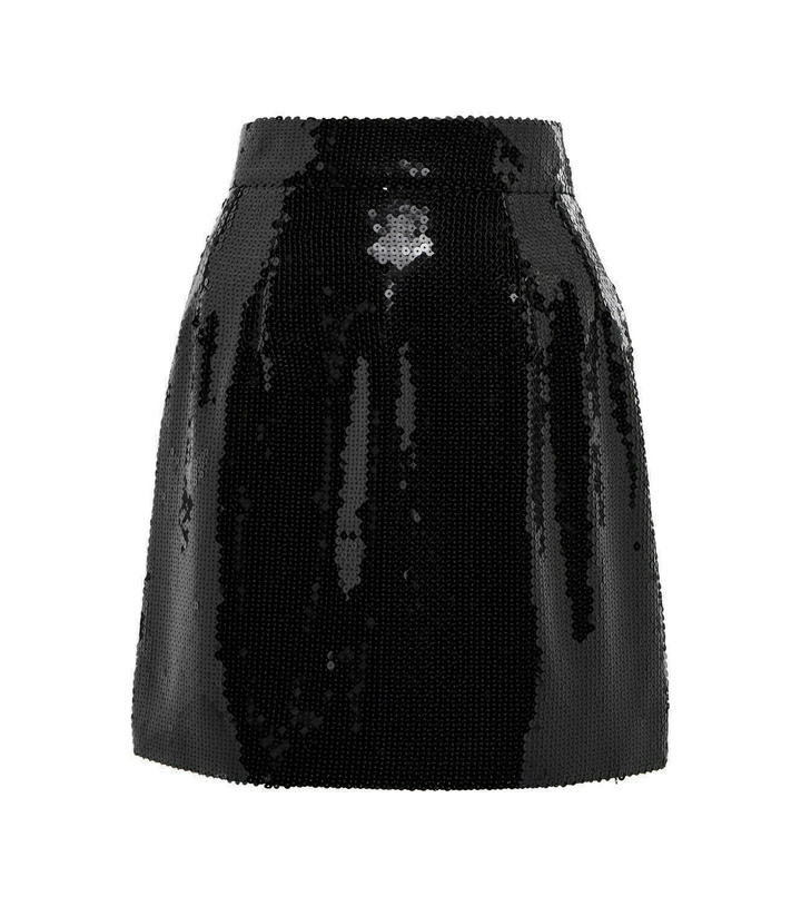 Photo: Alexandre Vauthier - Sequined high-rise miniskirt