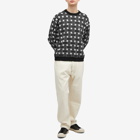 Kenzo Men's Weave Knit Crew in Black