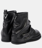 The Attico Robin leather ankle boots