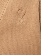 AMI PARIS Adc Logo Wool Cashmere Cardigan