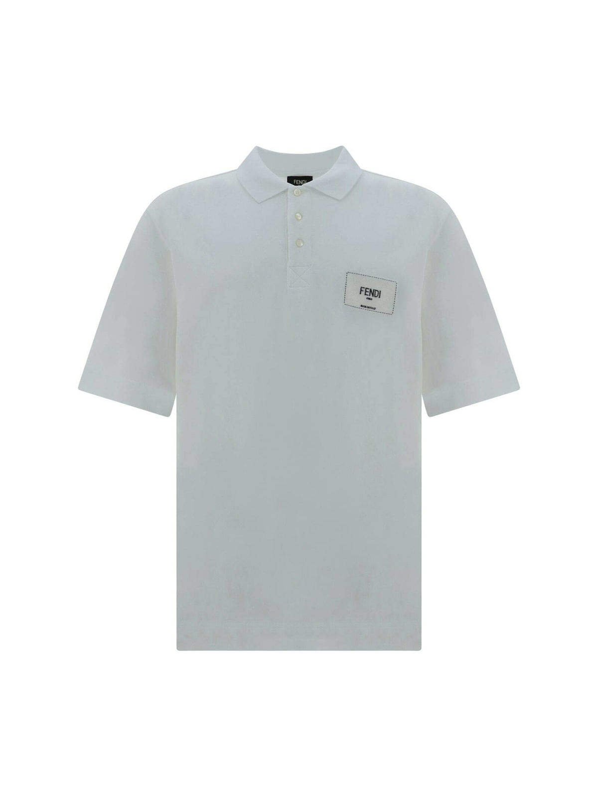 Tシャツ・カットソー Fendi Air Force Blue Piquet Polo Shirt