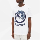 Blue Blue Japan Men's Mt Fuji Sakura T-Shirt in White