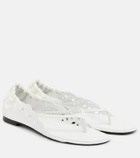 Jacquemus Satin thong sandals