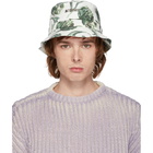 Jacquemus White Floral Le Bob Gadjo Bucket Hat