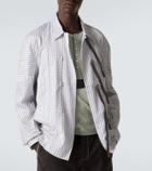 Kiko Kostadinov Kyan striped cotton poplin shirt