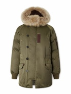 Ralph Lauren Purple label - Shearling-Trimmed Shell Down Jacket - Green