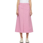 Rika Studios Pink Denim Blush Skirt