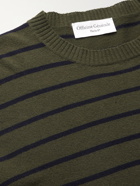 OFFICINE GÉNÉRALE - Marco Striped Wool Sweater - Green