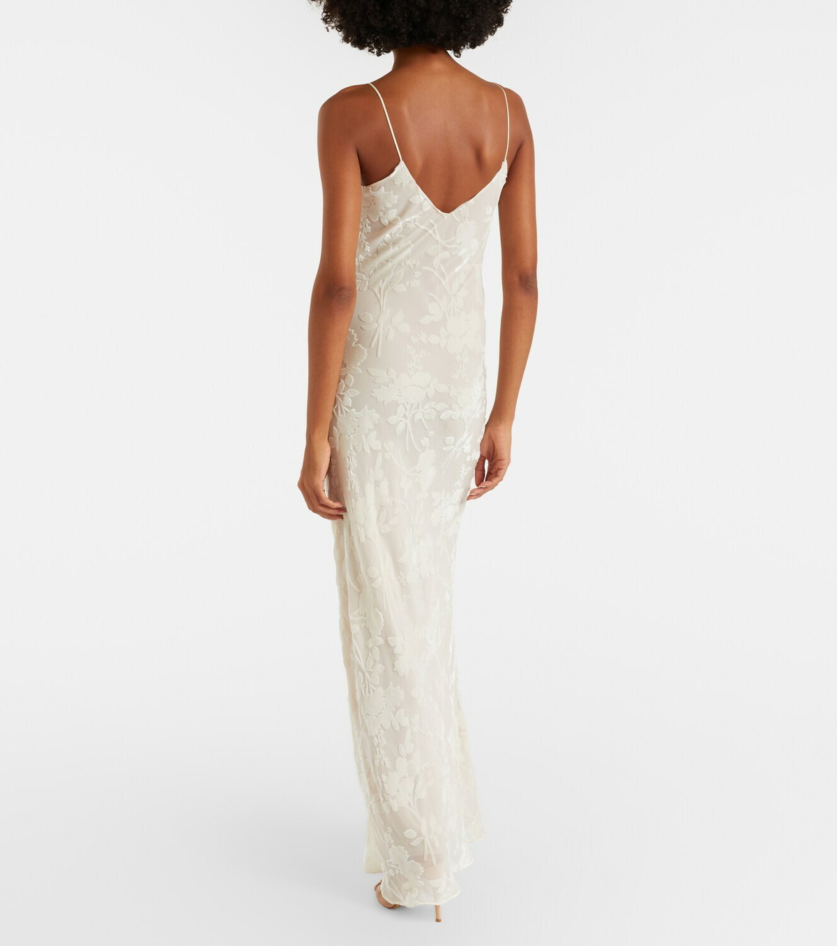 Rodarte Devoré floral velvet gown