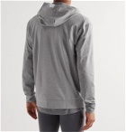 Nike Training - Mélange Dri-FIT Zip-Up Yoga Hoodie - Gray