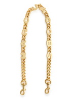 Marc Jacobs Logo Chain Shoulder Strap - Gold - One Size