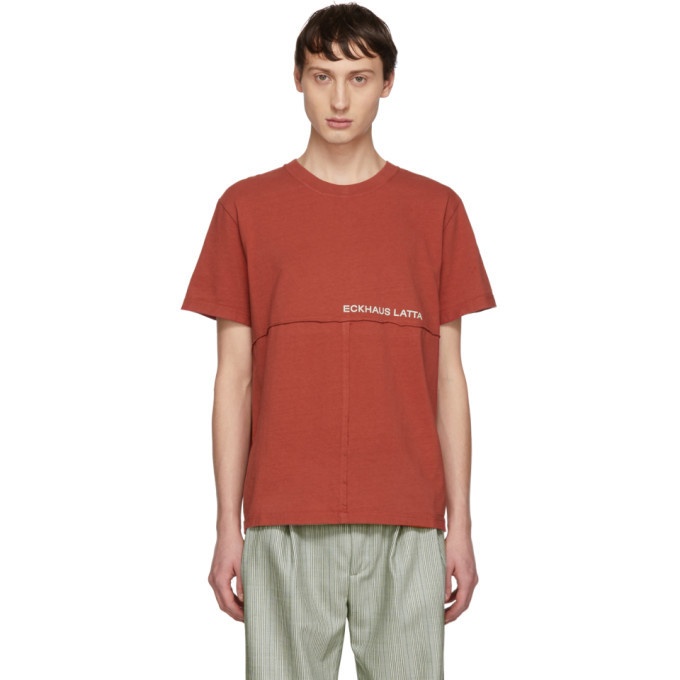 Photo: Eckhaus Latta Red Lapped T-Shirt