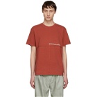 Eckhaus Latta Red Lapped T-Shirt