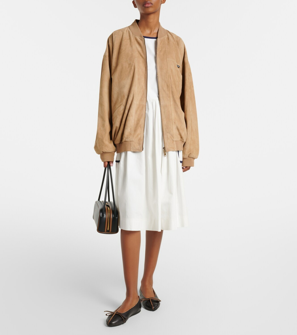 Prada Suede blouson jacket