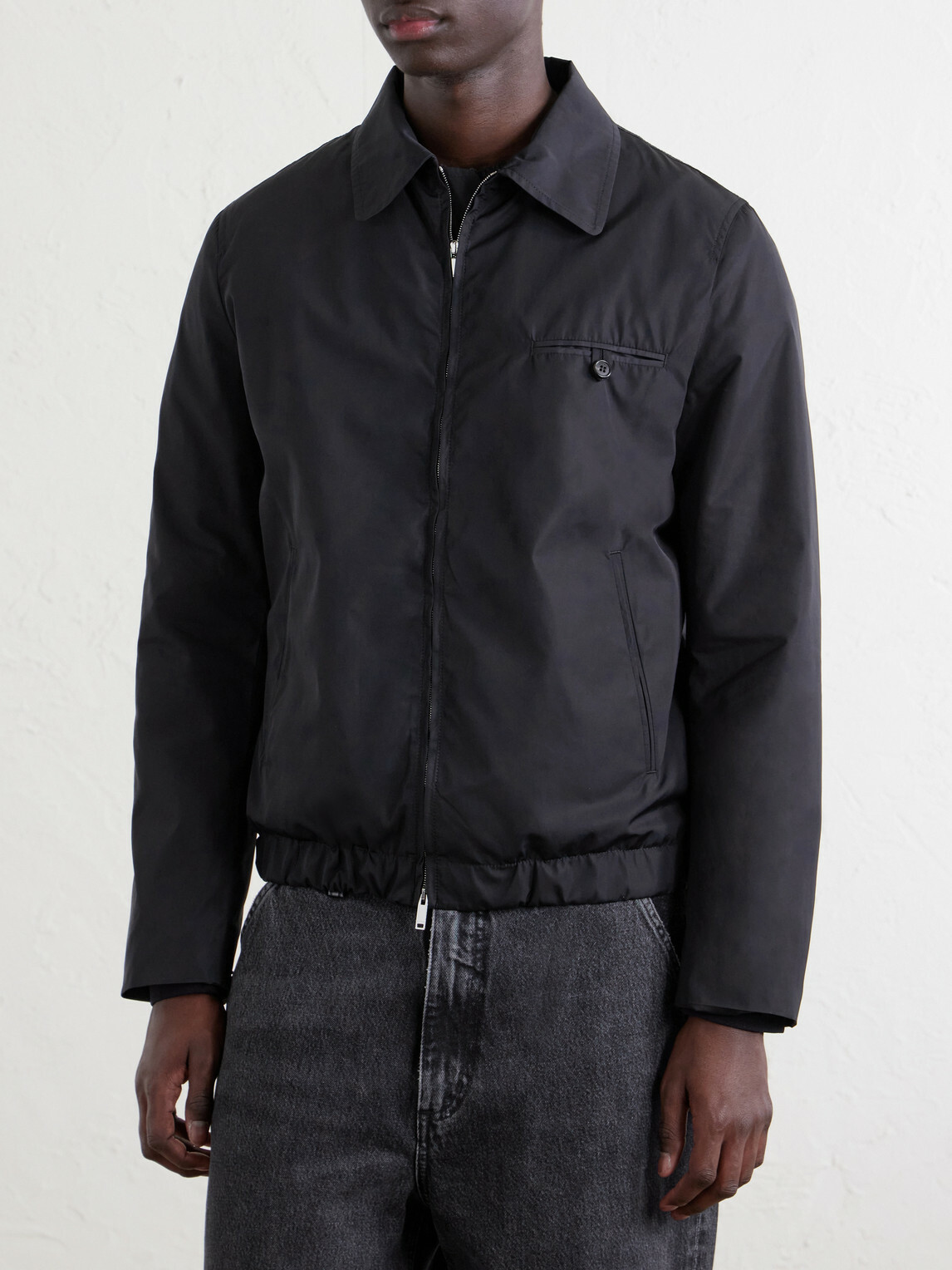Slowear - Woven Bomber Jacket - Blue