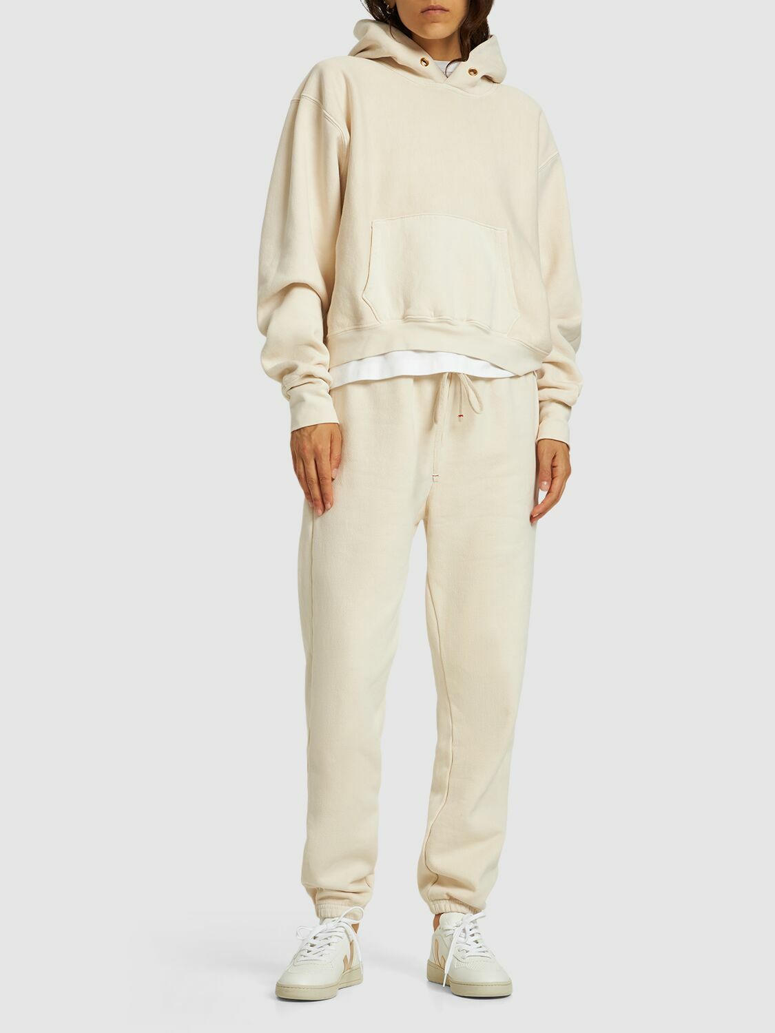 LES TIEN Cropped Hoodie