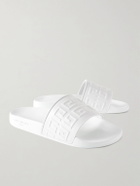 Givenchy - Logo-Embossed Rubber Slides - White