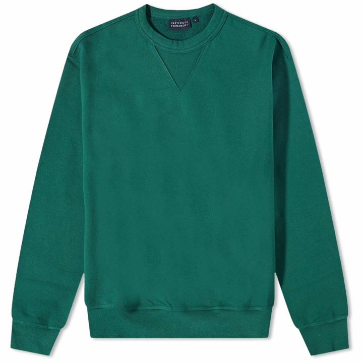 Photo: Eastlogue Men's Classic Crew Sweat in Forest Green