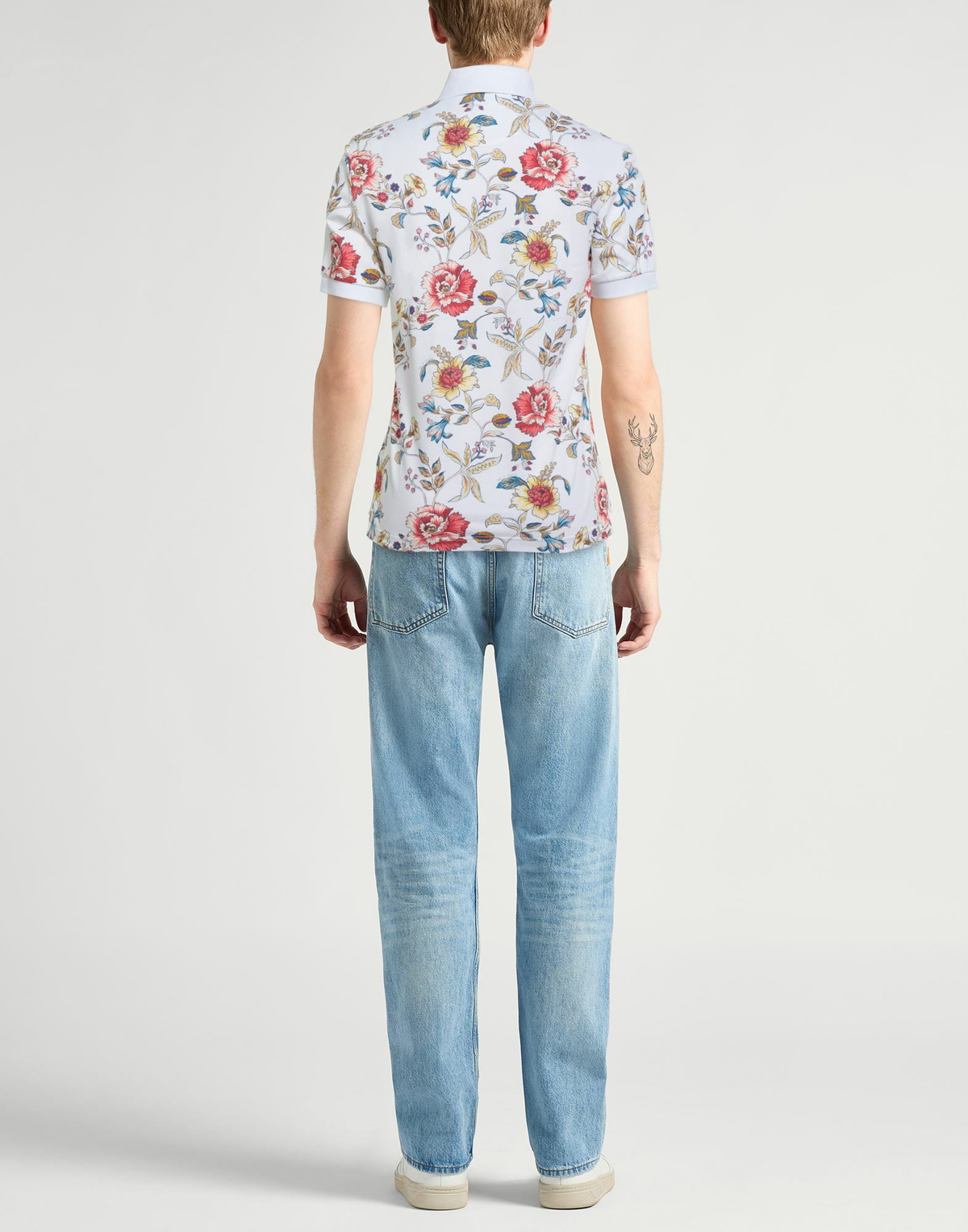 Etro Mens Polo shirt in White