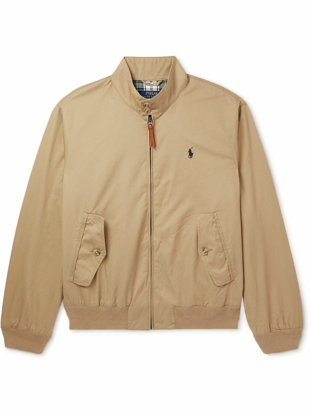 Photo: Polo Ralph Lauren - Cotton-Twill Harrington Jacket - Neutrals