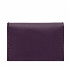 Acne Studios Men's Flap Card Holder in Violet Purple