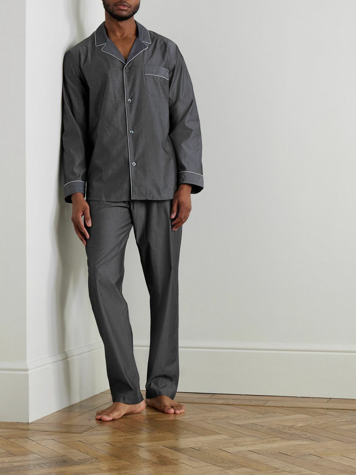 ZIMMERLI - Cotton Pyjama Set - Gray