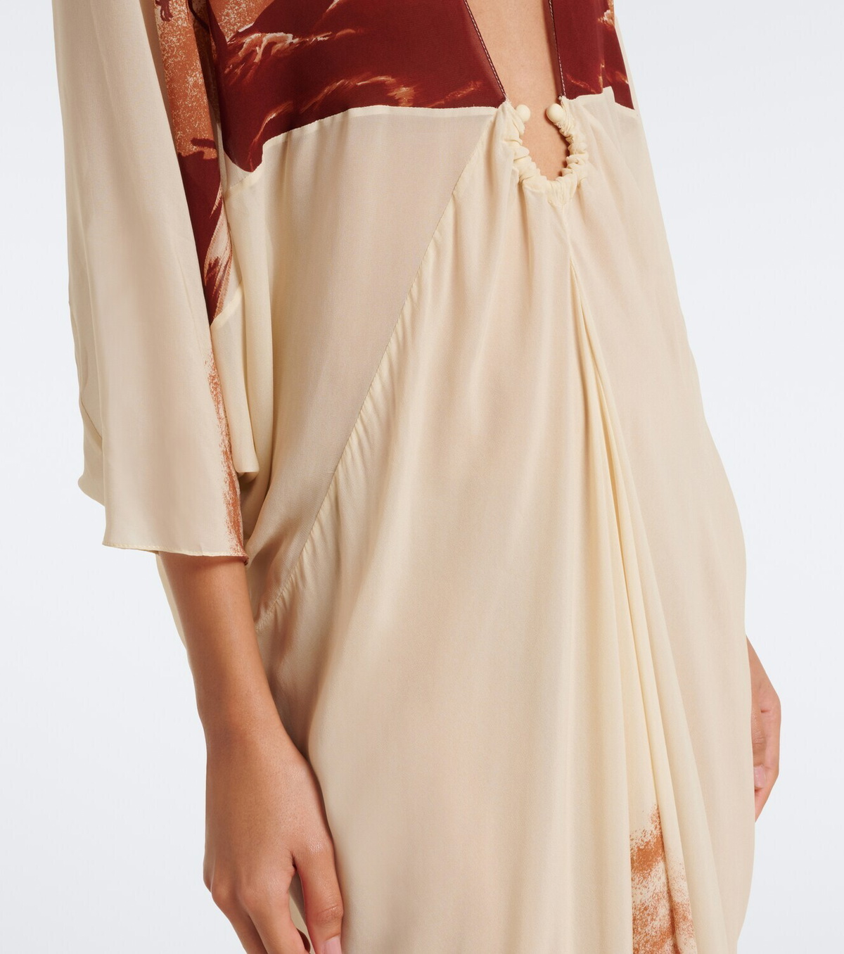 Johanna Ortiz Printed georgette kaftan