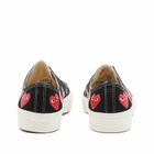 Comme des Garçons Play Men's x Converse Multi Heart Low Top Sneake Sneakers in Black
