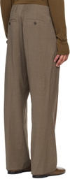 LE17SEPTEMBRE Beige Wool Belted Trousers