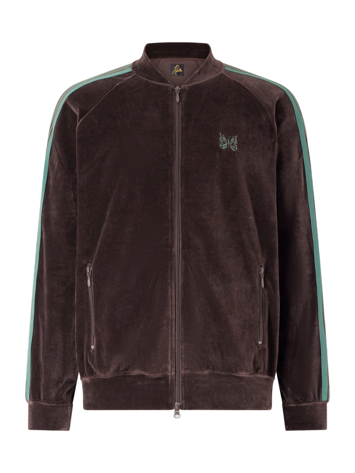 Needles Black Dry Twill Run-Up Jacket Needles