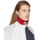 JW Anderson Red Wool Neck Band