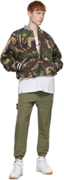 AAPE by A Bathing Ape Black Cotton Trousers