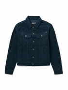 TOM FORD - Slim-Fit Cotton-Blend Corduroy Jacket - Blue