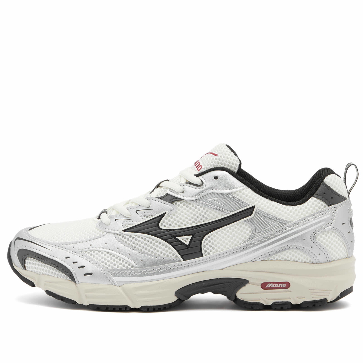 Mizuno MXR Sneakers in Snow White/Magnet/Silver