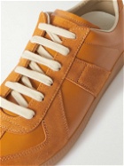 Maison Margiela - Replica Leather and Suede Sneakers - Orange