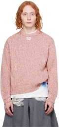 ADER error Pink Genti Sweater